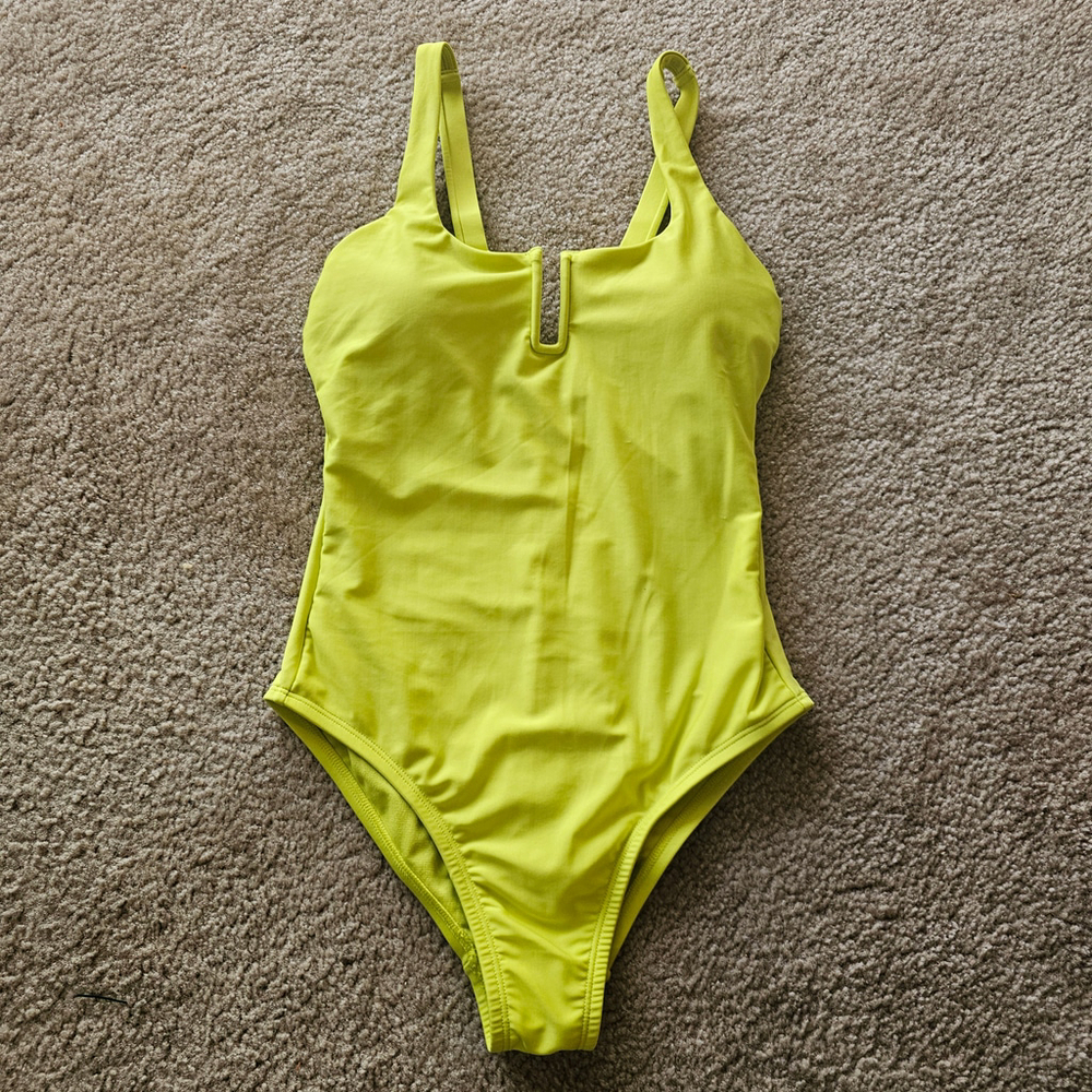Kona Sol Small Lime Green One Piece Swimsuit